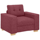 vidaXL bordó szövet kanapéfotel 100x78x80 cm