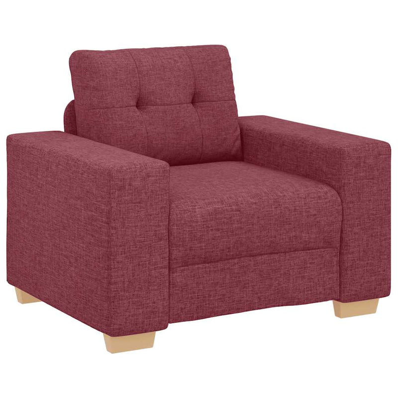 vidaXL bordó szövet kanapéfotel 60 cm