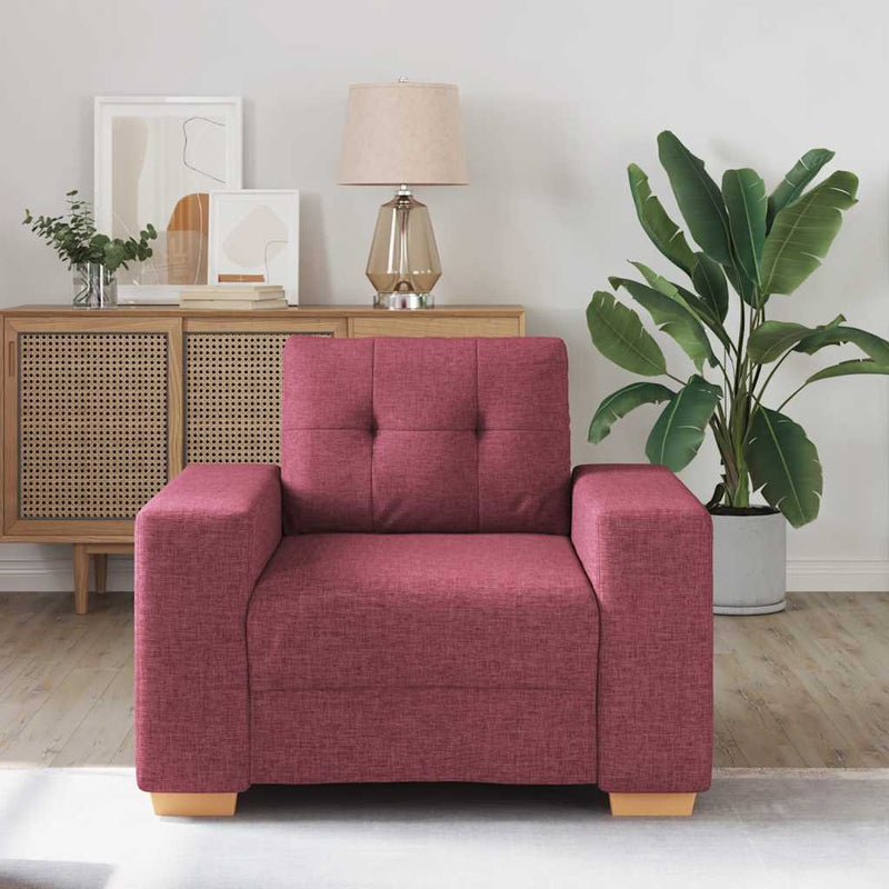 vidaXL bordó szövet kanapéfotel 60 cm