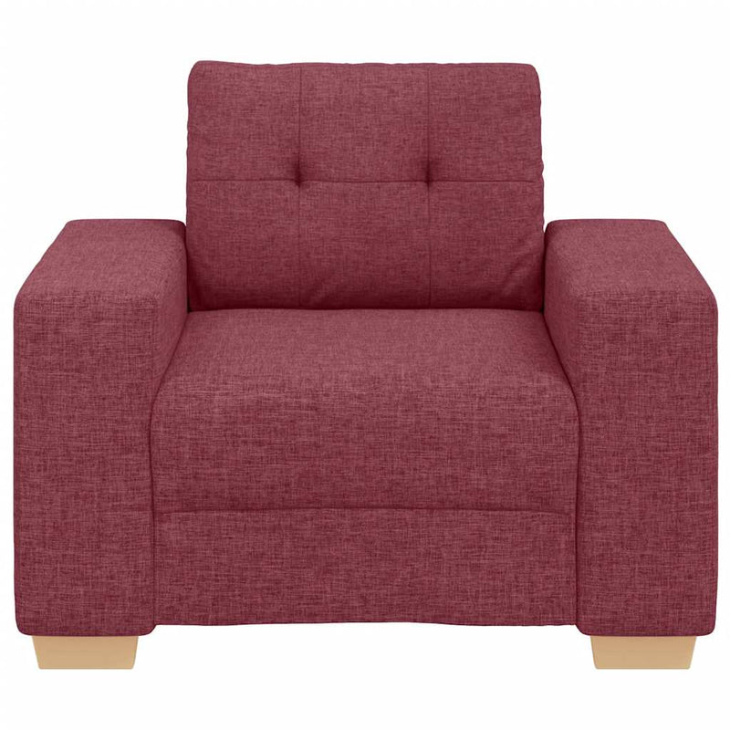 vidaXL bordó szövet kanapéfotel 60 cm