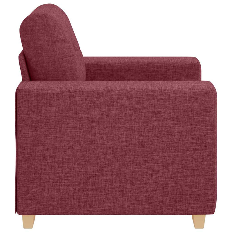 vidaXL bordó szövet kanapéfotel 60 cm