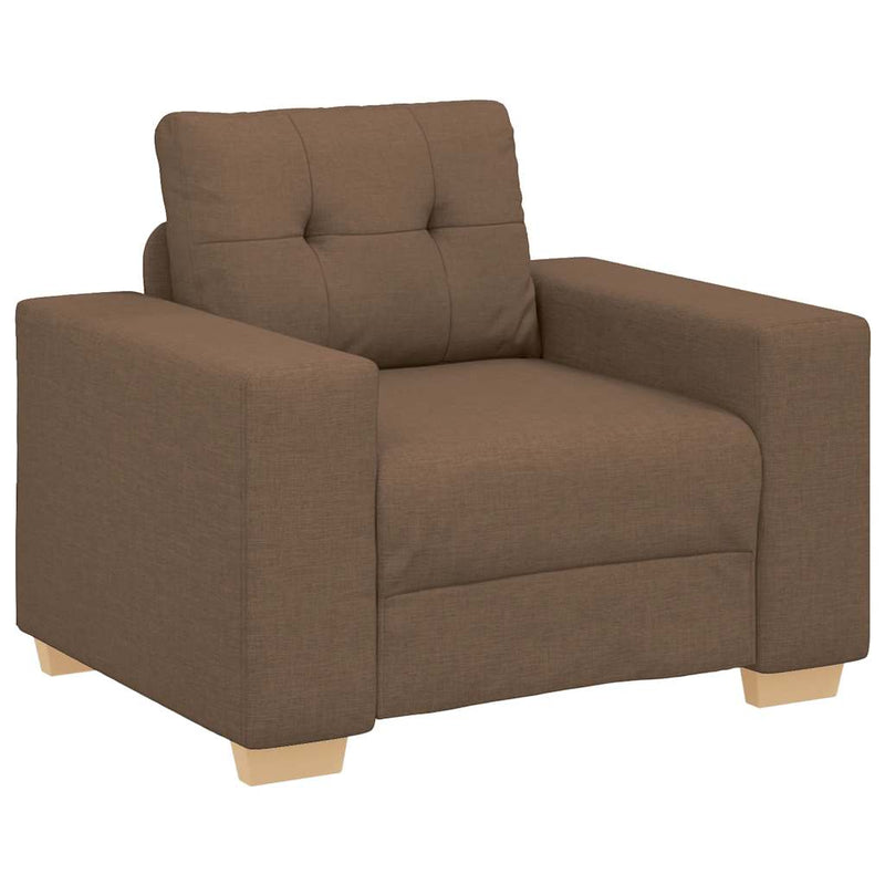 vidaXL barna szövet kanapéfotel 60 cm