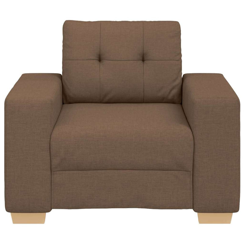 vidaXL barna szövet kanapéfotel 60 cm