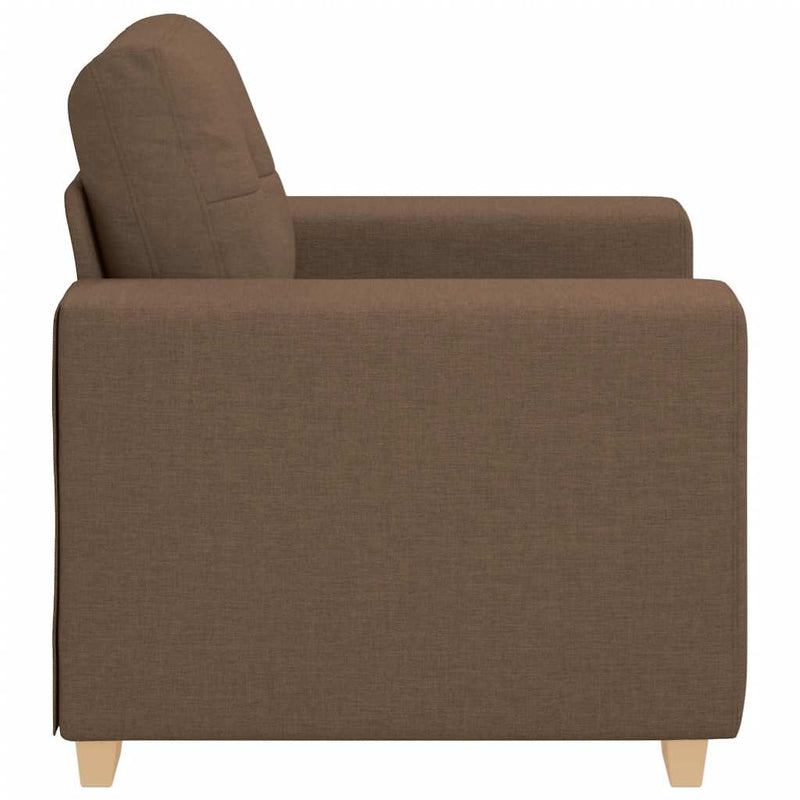 vidaXL barna szövet kanapéfotel 60 cm