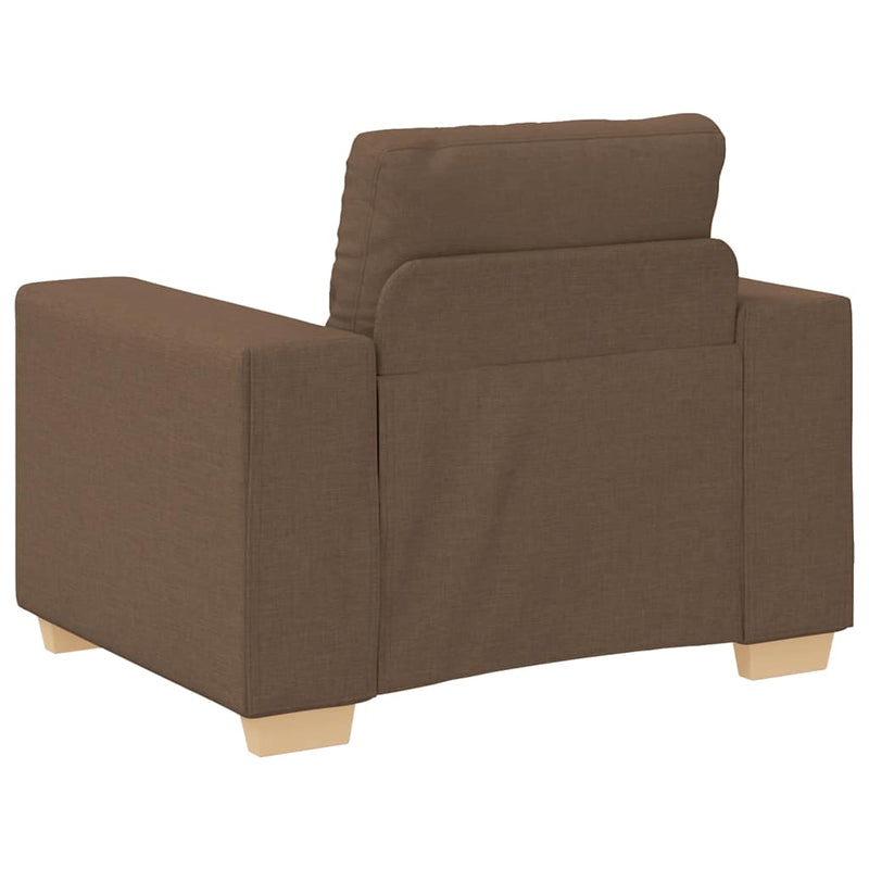 vidaXL barna szövet kanapéfotel 60 cm