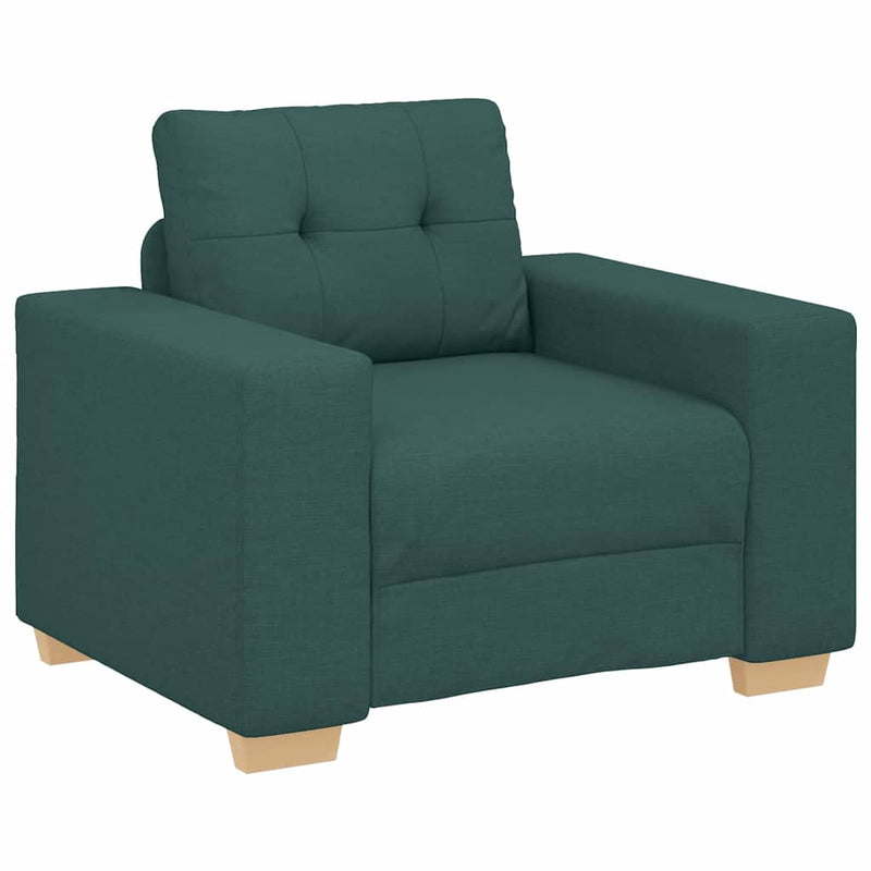 vidaXL sötétzöld szövet kanapészék 60 cm