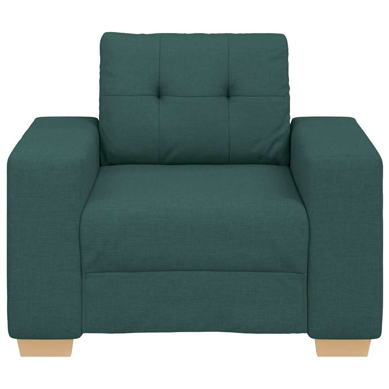vidaXL sötétzöld szövet kanapészék 60 cm
