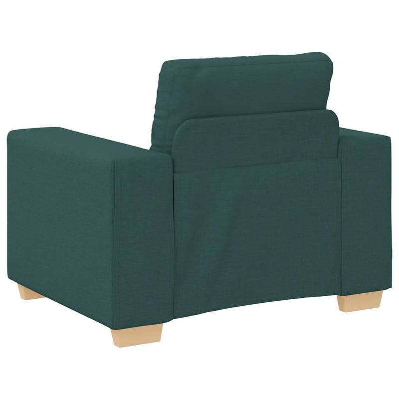 vidaXL sötétzöld szövet kanapészék 60 cm
