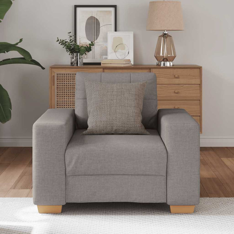 vidaXL tópszínű szövet kanapéfotel 60 cm