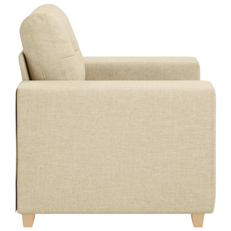 vidaXL krémszínű szövet kanapéfotel 60 cm