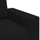 vidaXL fekete szövet loveseat kanapé 160x77x82 cm