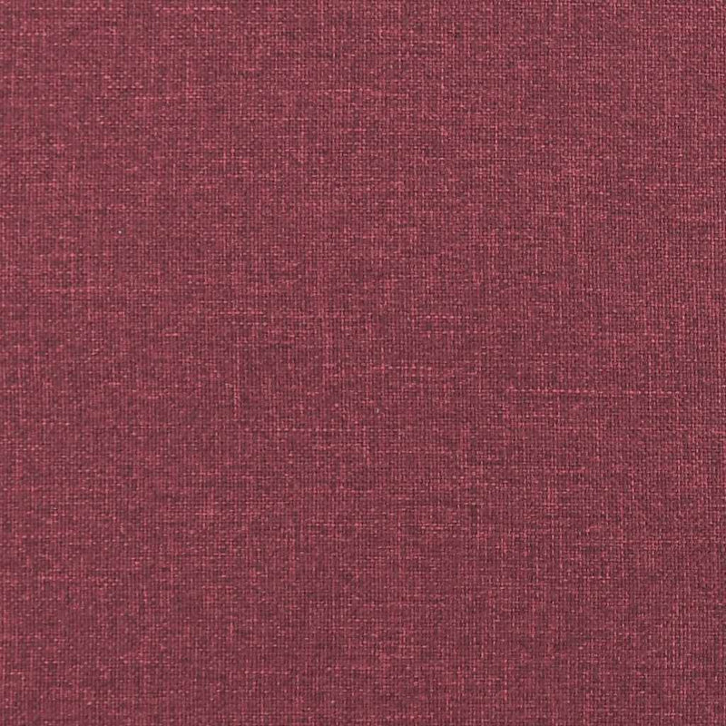 vidaXL borvörös szövet loveseat kanapé 120 cm