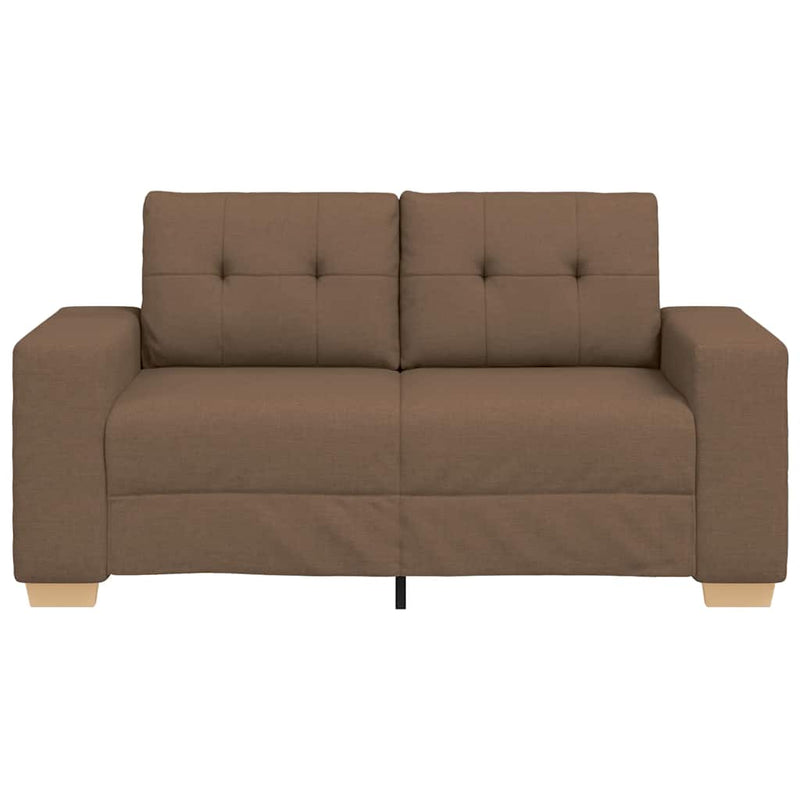 vidaXL barna szövet loveseat kanapé 120 cm