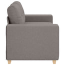 vidaXL tópszínű szövet loveseat kanapé 160x77x82 cm