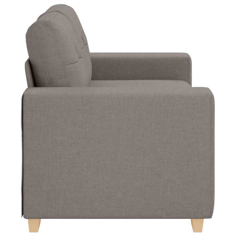 vidaXL tópszínű szövet loveseat kanapé 120 cm