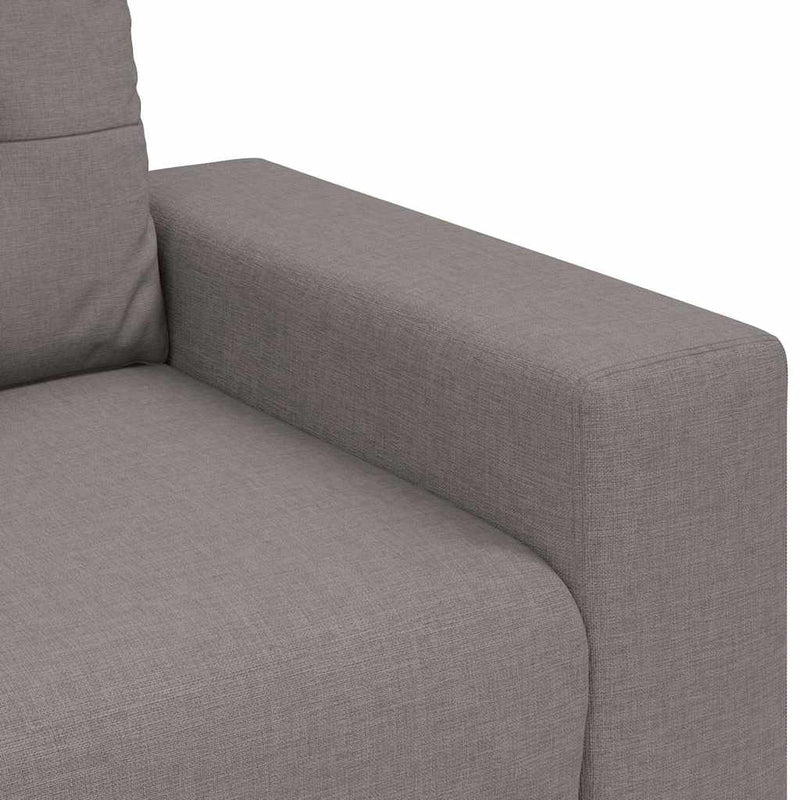 vidaXL tópszínű szövet loveseat kanapé 120 cm