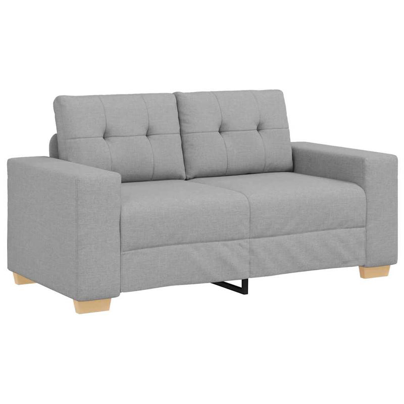 vidaXL felhőszürke szövet loveseat kanapé 120 cm