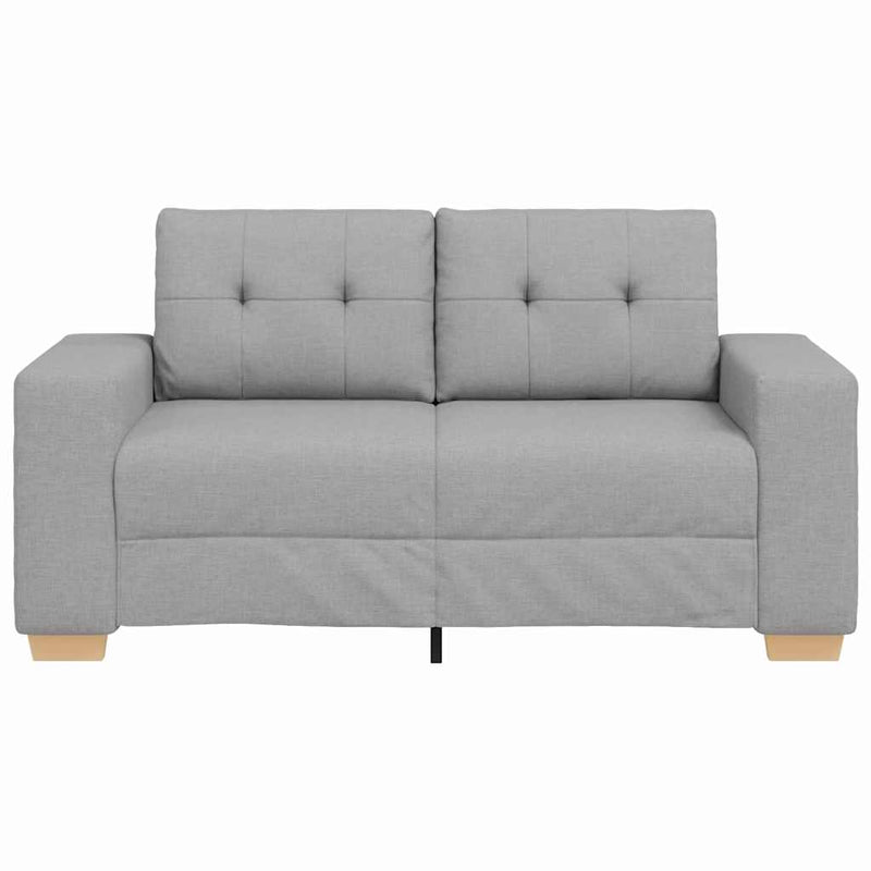 vidaXL felhőszürke szövet loveseat kanapé 120 cm