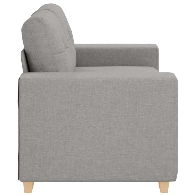 vidaXL felhőszürke szövet loveseat kanapé 120 cm