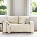 vidaXL vászon loveseat kanapé 160x77x82 cm