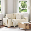 vidaXL vászon loveseat kanapé 160x77x82 cm