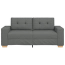 vidaXL sötétszürke szövet loveseat kanapé 180x77x82 cm