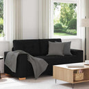 vidaXL fekete szövet loveseat kanapé 180x77x82 cm