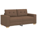 vidaXL barna szövet loveseat kanapé 180x77x82 cm