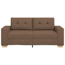 vidaXL barna szövet loveseat kanapé 180x77x82 cm