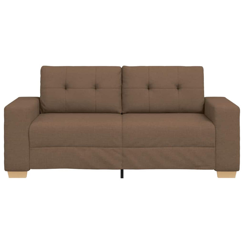 vidaXL barna szövet loveseat kanapé 140 cm