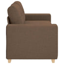 vidaXL barna szövet loveseat kanapé 180x77x82 cm