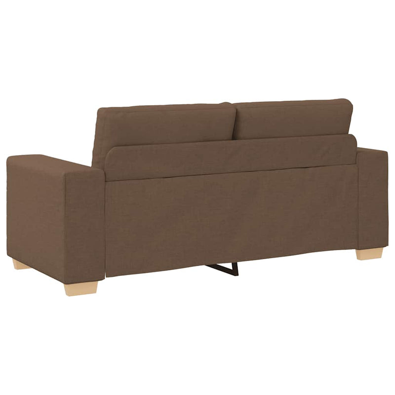 vidaXL barna szövet loveseat kanapé 140 cm