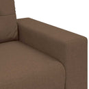 vidaXL barna szövet loveseat kanapé 180x77x82 cm