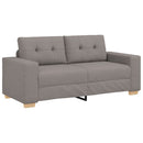 vidaXL tópszínű szövet loveseat kanapé 180x77x82 cm