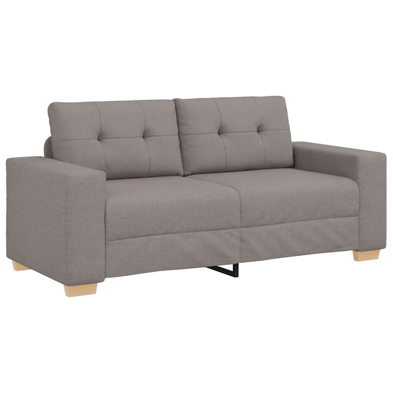 vidaXL tópszínű szövet loveseat kanapé 140 cm
