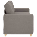 vidaXL tópszínű szövet loveseat kanapé 180x77x82 cm