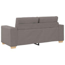 vidaXL tópszínű szövet loveseat kanapé 180x77x82 cm