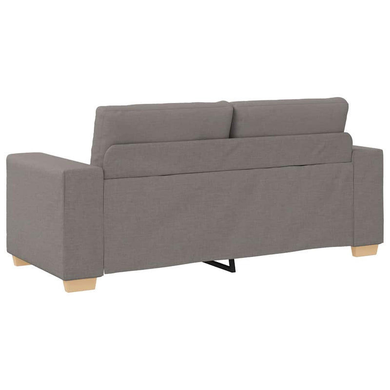 vidaXL tópszínű szövet loveseat kanapé 140 cm