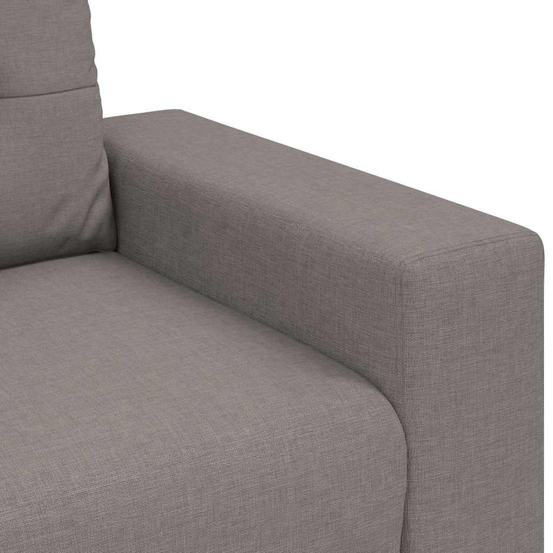 vidaXL tópszínű szövet loveseat kanapé 140 cm