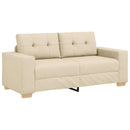 vidaXL krém szövet loveseat kanapé 180x77x82 cm