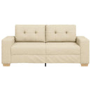 vidaXL krém szövet loveseat kanapé 180x77x82 cm