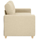 vidaXL krém szövet loveseat kanapé 180x77x82 cm