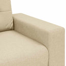 vidaXL krém szövet loveseat kanapé 180x77x82 cm