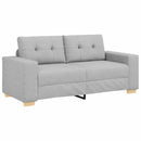 vidaXL felhőszürke szövet loveseat kanapé 180x77x82 cm