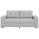 vidaXL felhőszürke szövet loveseat kanapé 180x77x82 cm
