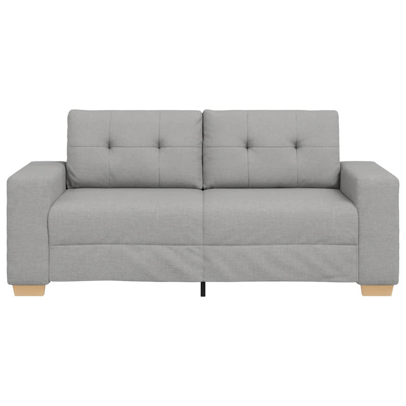 vidaXL felhőszürke szövet loveseat kanapé 140 cm