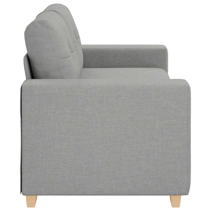 vidaXL felhőszürke szövet loveseat kanapé 140 cm