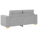 vidaXL felhőszürke szövet loveseat kanapé 180x77x82 cm