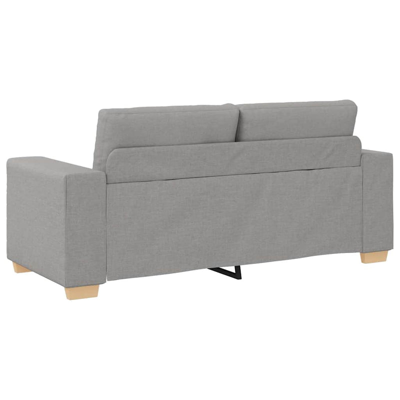 vidaXL felhőszürke szövet loveseat kanapé 140 cm