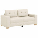 vidaXL vászon loveseat kanapé 140 cm